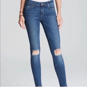 PAIGE Verdugo Ankle Distressed Jeans